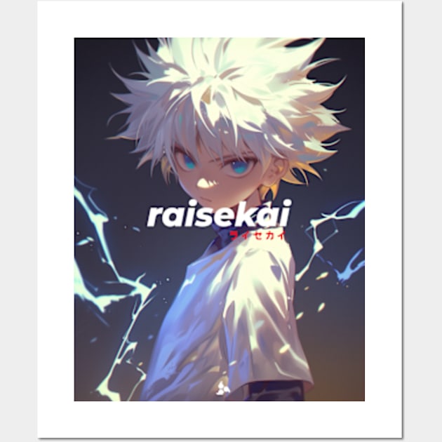 Killua Zoldyck Wall Art by raisekai